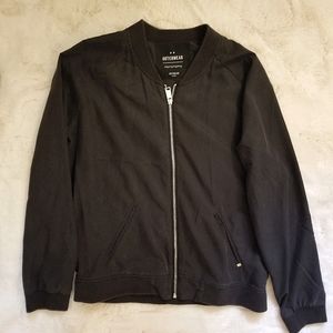 Black Bomber Windbreaker Jacket Size 14